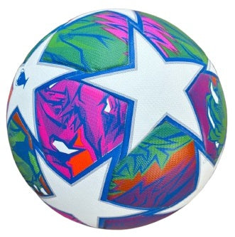 ფეხბურთის ბურთი UEFA Champions League მწვანე, უნაკერო ზომა: 4